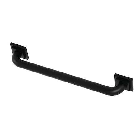 Kingston Brass DR614180 18-Inch x 1-1/4-Inch O.D Grab Bar, Matte Black DR614180